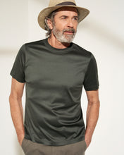 Load image into Gallery viewer, ETON 10000235669 SS FILO DI SCOZIA DARK-GREEN CREW T-SHIRT
