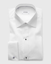 Load image into Gallery viewer, ETON 6315701000 WHITE FRENCH CUFF PLISSE TUXEDO EVENING SHIRT
