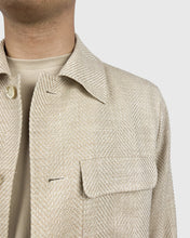 Load image into Gallery viewer, FANCKINO SARTORIA FSS24-339 HB SAND OVERSHIRT CHORE JACKET
