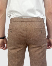 Load image into Gallery viewer, FRANCKINO SARTORIA FSS24 SLUB.1 JOGGER - TAN TROUSER
