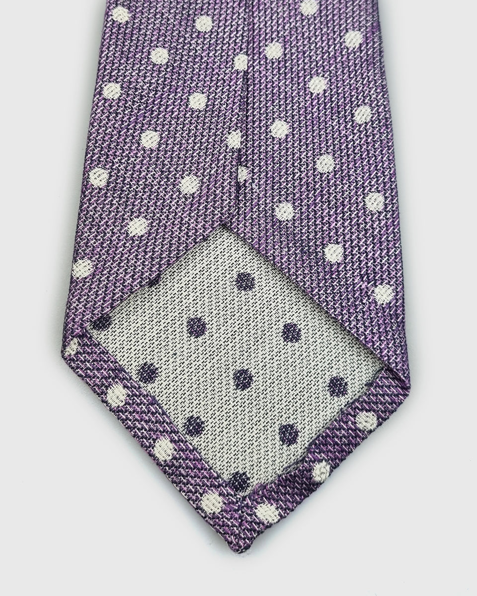 FRANCKINO SARTORIA SS22FS-12 UNTIPPED 3F PURPLE TIE