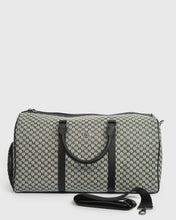 Load image into Gallery viewer, KARL LAGERFELD 805900-990 BLACK CANVAS OVERNIGHT BAG
