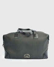 Load image into Gallery viewer, KARL LAGERFELD 815900-990 BLACK CALF LEATHER OVERNIGHT BAG
