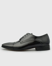 Load image into Gallery viewer, VINCENT &amp; FRANKS VFS24RO BLACK PATENT DERBY SHOE
