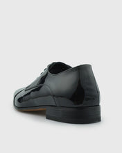 Load image into Gallery viewer, VINCENT &amp; FRANKS VFS24RO BLACK PATENT DERBY SHOE
