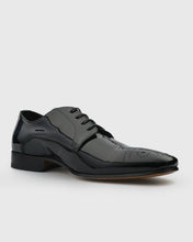 Load image into Gallery viewer, VINCENT &amp; FRANKS VFS24RY BLACK PATENT DERBY SHOE
