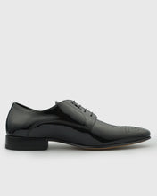 Load image into Gallery viewer, VINCENT &amp; FRANKS VFS24RY BLACK PATENT DERBY SHOE
