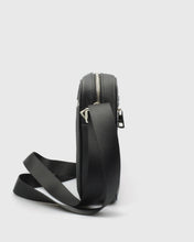 Load image into Gallery viewer, KARL LAGERFELD 815409-990 BLACK CALF LEATHER CROSSBODY BAG
