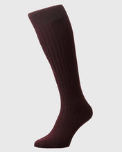 Load image into Gallery viewer, PANTHERELLA 5614 PAN BURGANDY SOCKS
