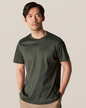 Load image into Gallery viewer, ETON 10000235669 SS FILO DI SCOZIA DARK-GREEN CREW T-SHIRT
